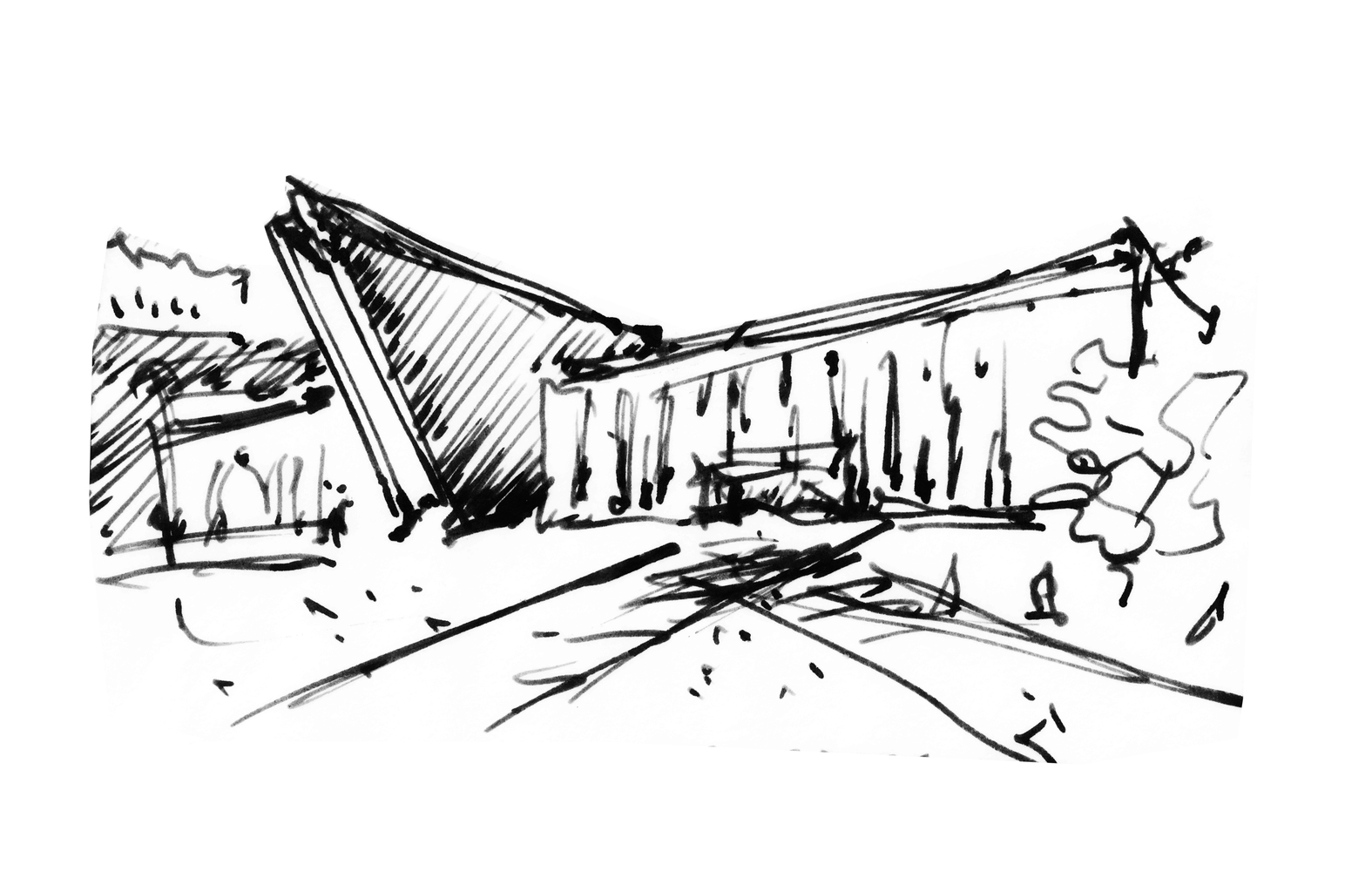 The Kurdistan Museum (Sketch: Daniel Libeskind)